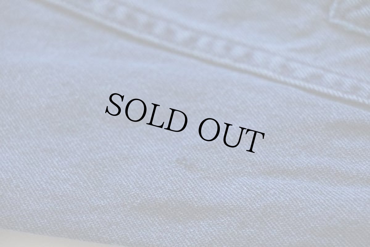 画像7: 90s Levi'sリーバイス カラーデニムシャツ 後染め 紺 XL (7)