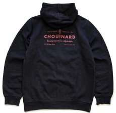 画像2: patagoniaパタゴニア CHOUINARD Equipment for Alpinists オーガニックコットン スウェット ジップパーカー 黒 M (2)