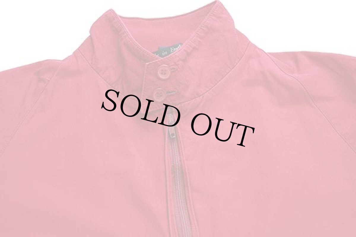 画像3: 80s 英国製 BARACUTAバラクータ G9 タータンチェックライナー コットン ハリントンジャケット 濃赤 38 (3)