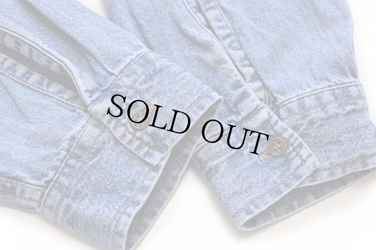 画像6: 90s Levi'sリーバイス デニムシャツ M (6)