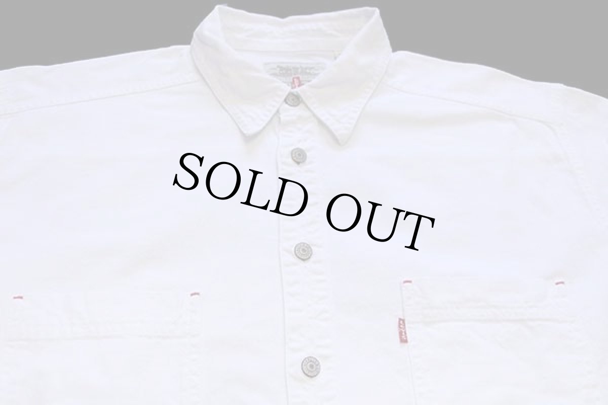 画像3: 90s Levi'sリーバイス ホワイト デニムシャツ XL (3)