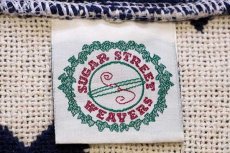 画像4: USA製 SUGAR STREET WEAVERS 星条旗柄 スタンドカラー コットンニット ジャケット (4)