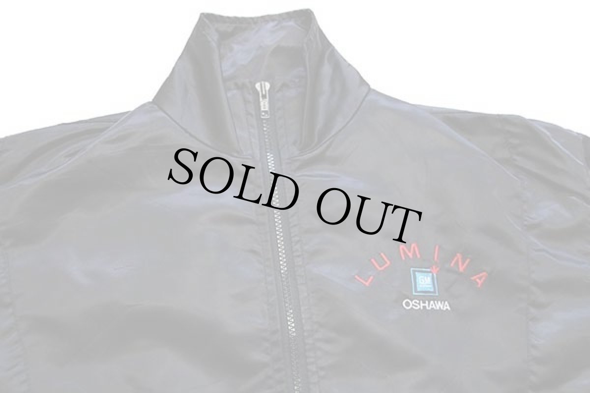 画像3: 80s カナダ製 ASTRO THE Heartbeat OF AMERICA LUMINA OSHAWA GM 刺繍 ナイロンジャケット 黒 (3)