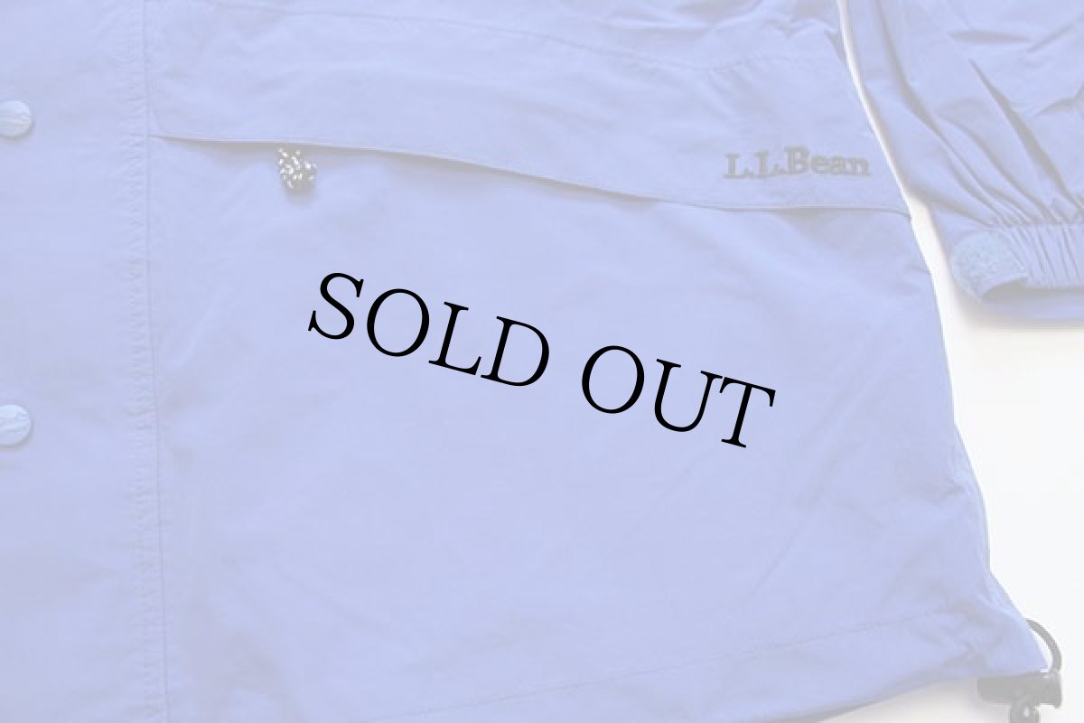 画像6: 90s L.L.Bean STOWAWAY GORE-TEXゴアテックス ナイロン マウンテンパーカー 青 L (6)