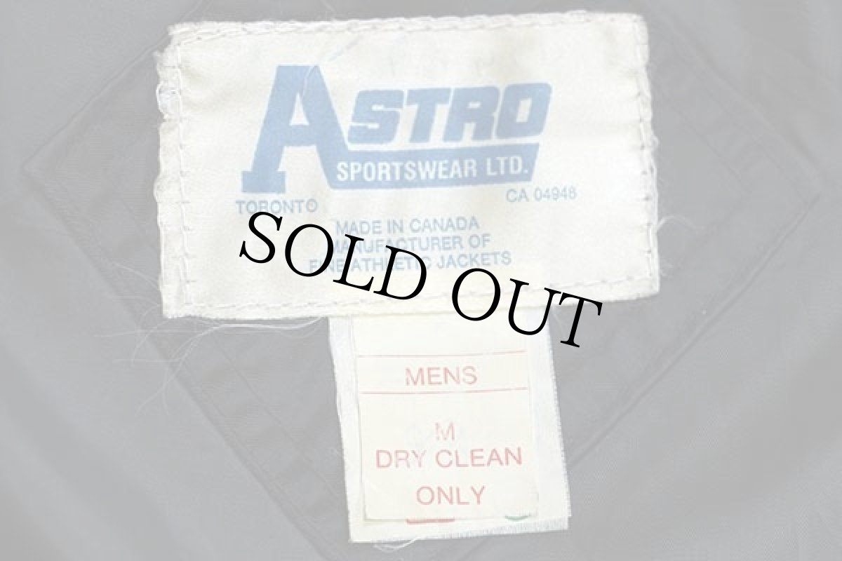 画像4: 80s カナダ製 ASTRO THE Heartbeat OF AMERICA LUMINA OSHAWA GM 刺繍 ナイロンジャケット 黒 (4)