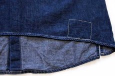 画像7: 00s Levi'sリーバイス ENGINEERED JEANS サンプル 立体裁断 ボタンダウン デニムシャツ L★ユーロ (7)