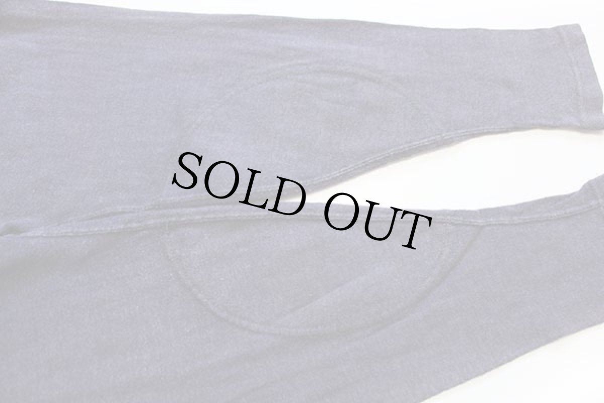 画像5: 50s UNKNOWN 無地 コットン フットボールTシャツ ナス紺 フェード (5)