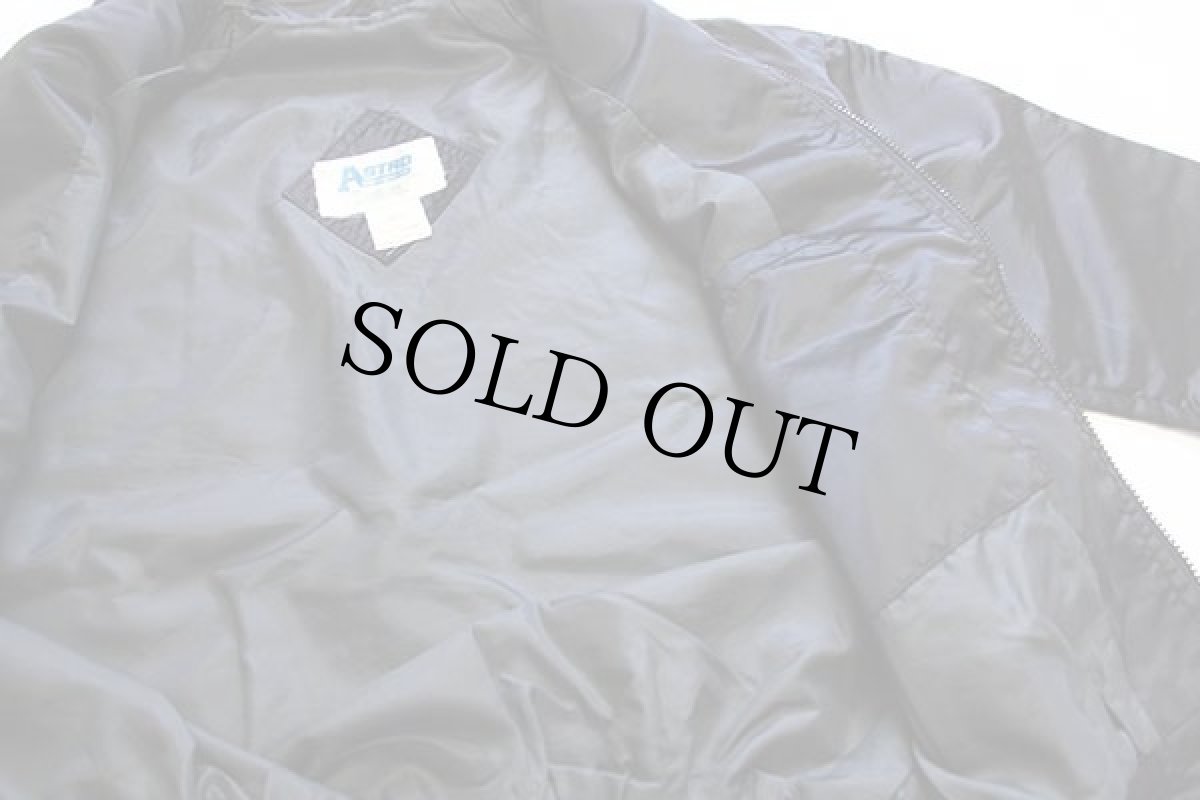 画像5: 80s カナダ製 ASTRO THE Heartbeat OF AMERICA LUMINA OSHAWA GM 刺繍 ナイロンジャケット 黒 (5)