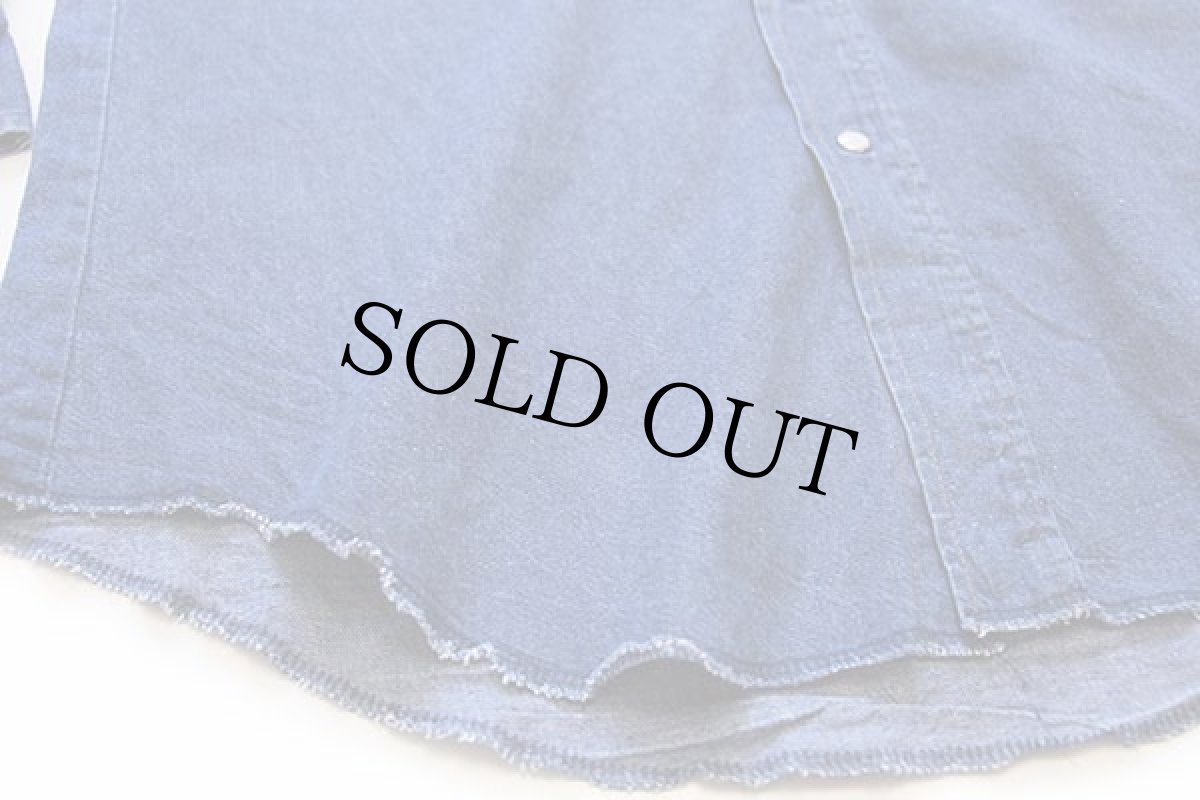 画像5: 90s USA製 Wranglerラングラー 70127MW デニム ウエスタンシャツ 16.5 (5)