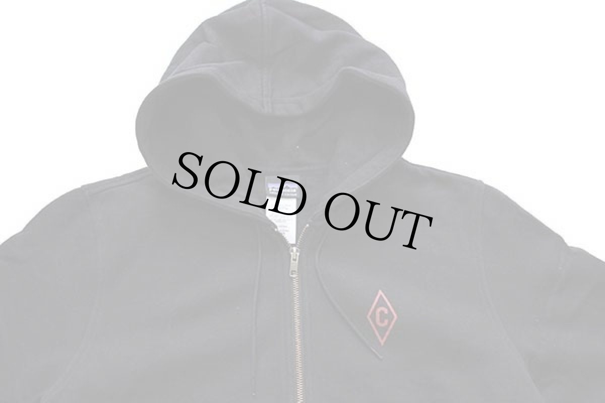 画像3: patagoniaパタゴニア CHOUINARD Equipment for Alpinists オーガニックコットン スウェット ジップパーカー 黒 M (3)