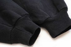 画像6: 90s USA製 RUSSELLラッセル 無地 前V スウェット 黒 XL★ブランク (6)