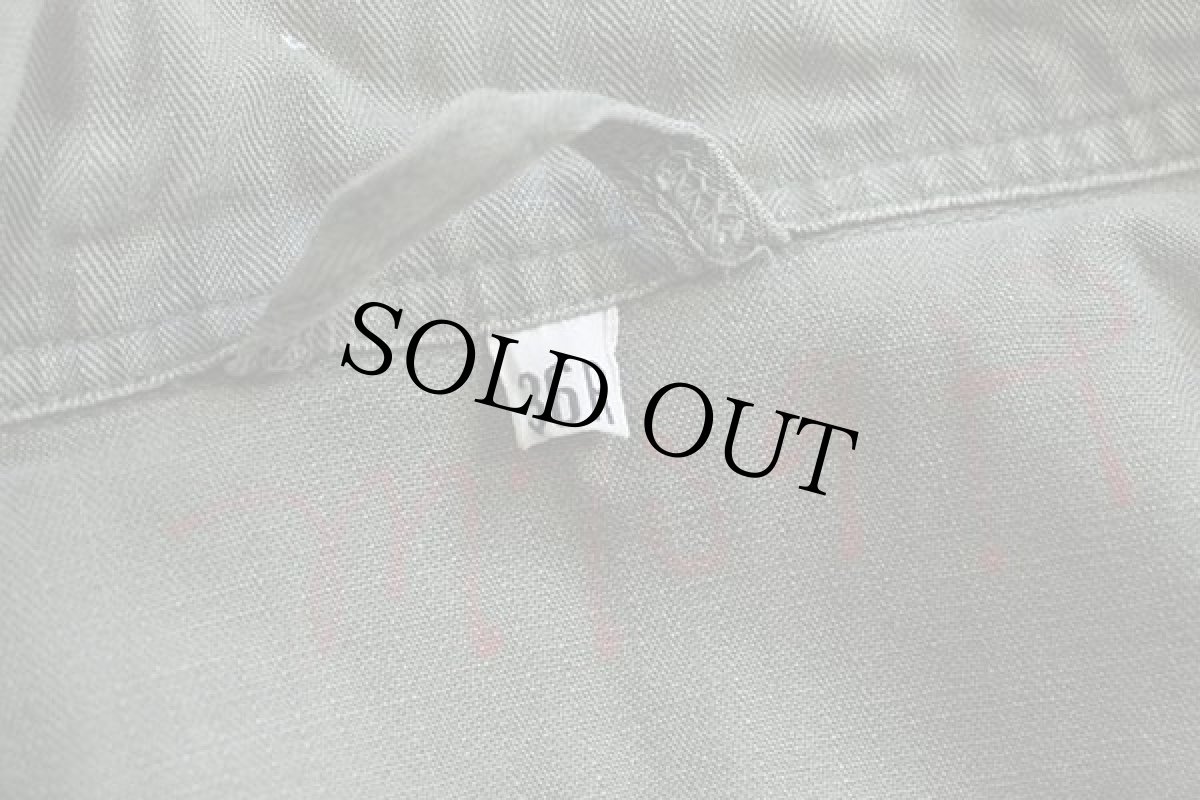 画像5: 40s 米軍 U.S.ARMY M-43 HBT ヘリンボーンツイル オールインワン ペンキ飛び オリーブドラブ 36R★つなぎ  (5)