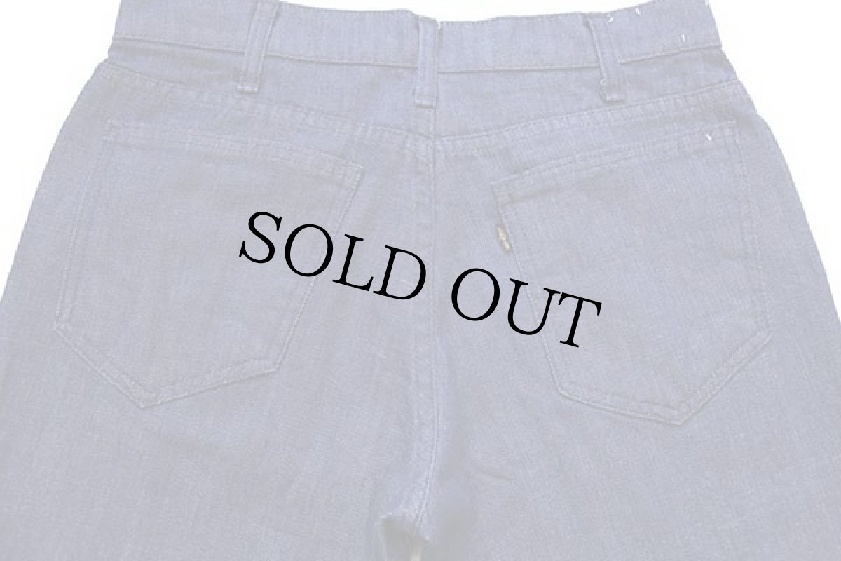 画像4: 70s LEVI'Sリーバイス 656 BIGE STA-PRESTスタプレ フレア バットダイ デニムパンツ w31★ベルボトム (4)