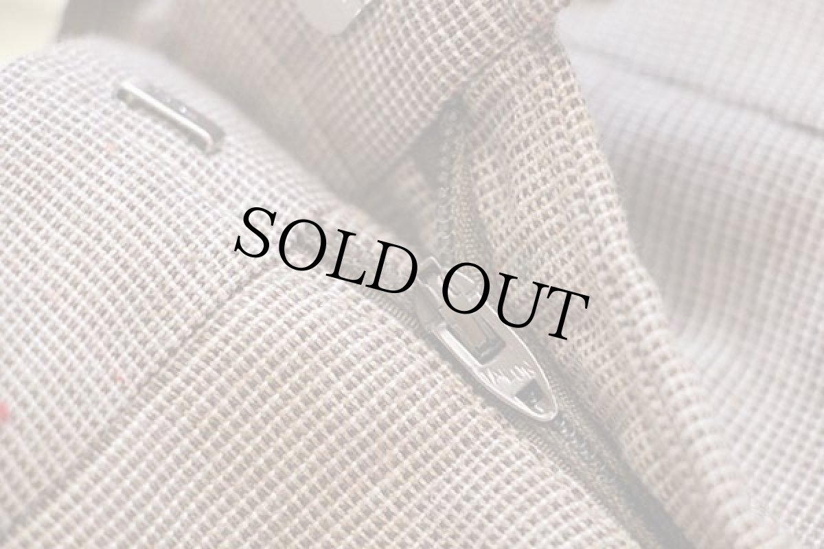 画像7: 80s Levi'sリーバイス panatela 織り柄 ネップ入り ツータック スラックス パンツ w32 (7)