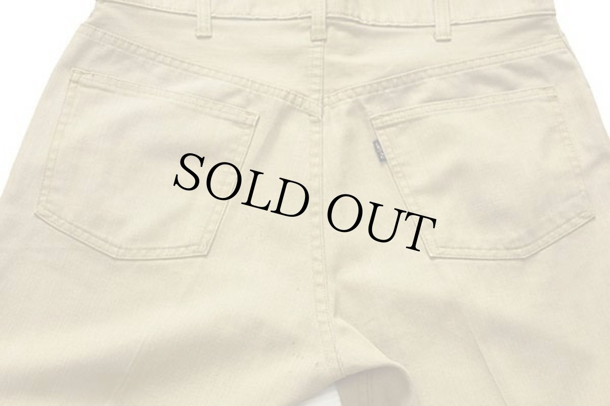 画像5: 70s LEVI'Sリーバイス BIGE STA-PRESTスタプレ パンツ 黄土色 w34 (5)