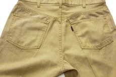 画像5: 70s LEVI'Sリーバイス BIGE STA-PRESTスタプレ パンツ 黄土色 w34 (5)