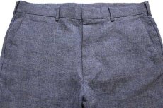 画像4: 80s Levi'sリーバイス ACTION SLACKS グレンチェック スラックス ポリエステルパンツ w37 (4)