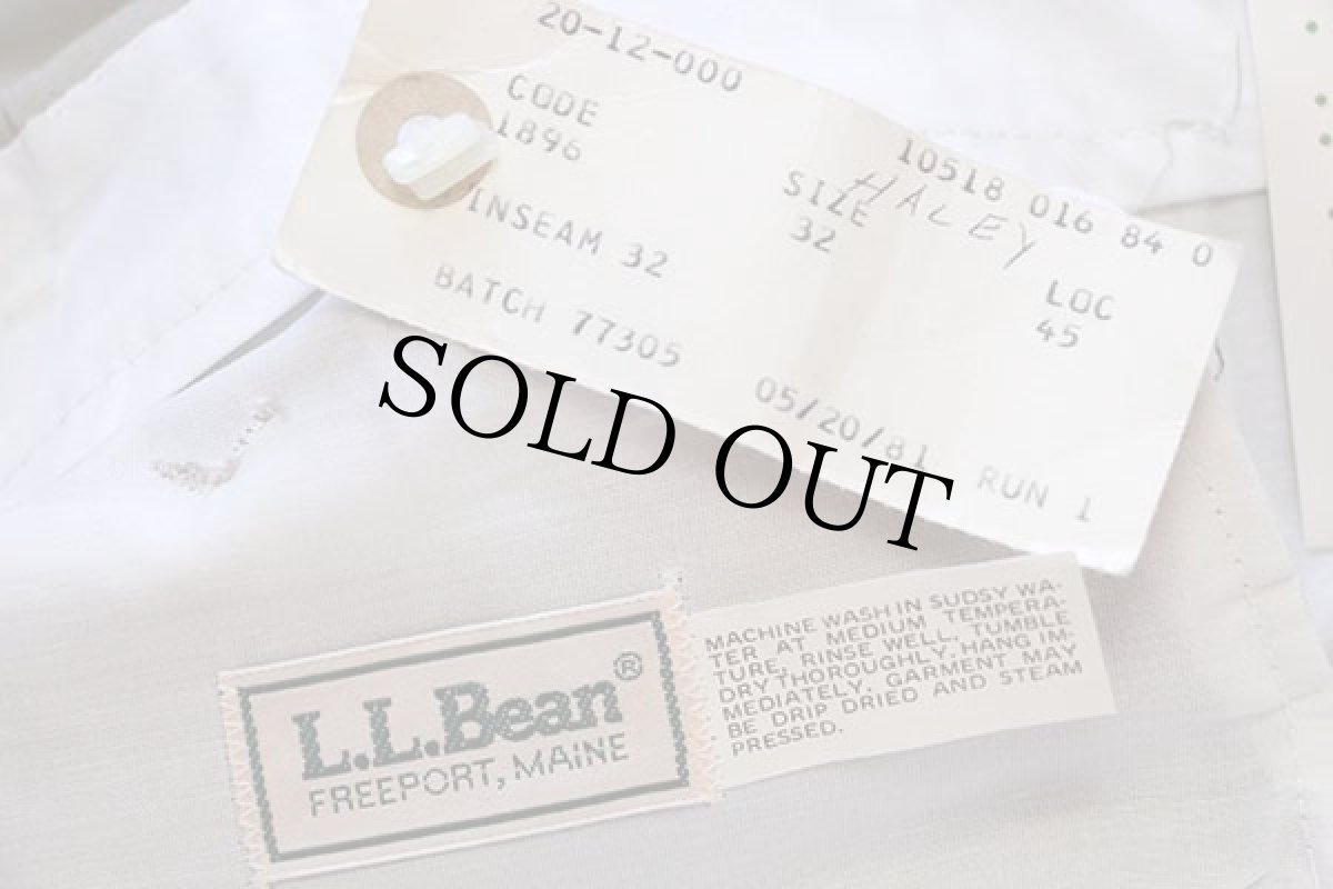 画像6: デッドストック★80s L.L.Bean×MESQUITE ウエスタン パンツ カーキ w32★A (6)