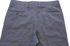 画像5: 80s Levi'sリーバイス ACTION SLACKS グレンチェック スラックス ポリエステルパンツ w37 (5)