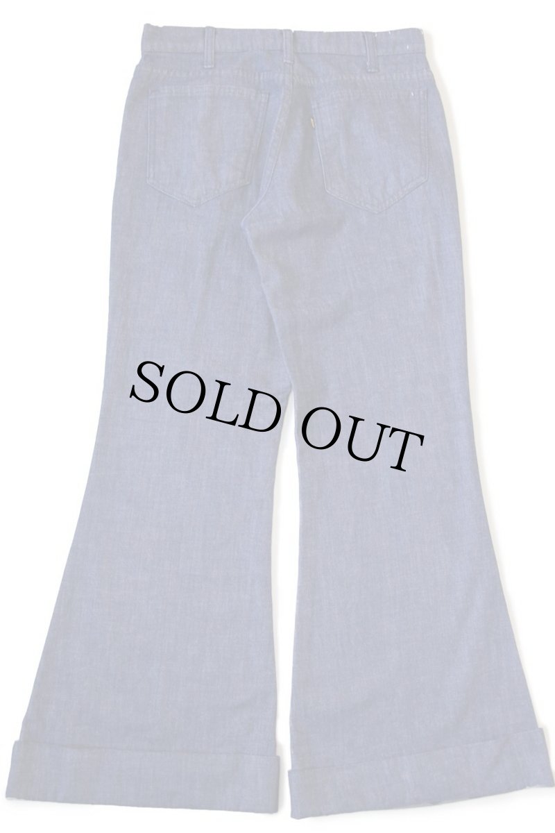 画像3: 70s LEVI'Sリーバイス 656 BIGE STA-PRESTスタプレ フレア バットダイ デニムパンツ w31★ベルボトム (3)