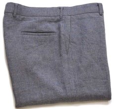 画像1: 80s Levi'sリーバイス ACTION SLACKS グレンチェック スラックス ポリエステルパンツ w37 (1)