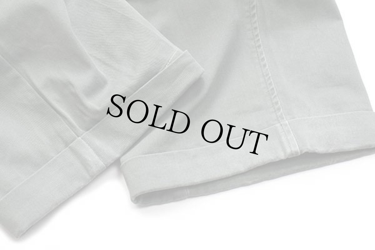 画像7: 90s USA製 ポロ ラルフローレン ツータック コットン チノパン グリーングレー w40★161 (7)