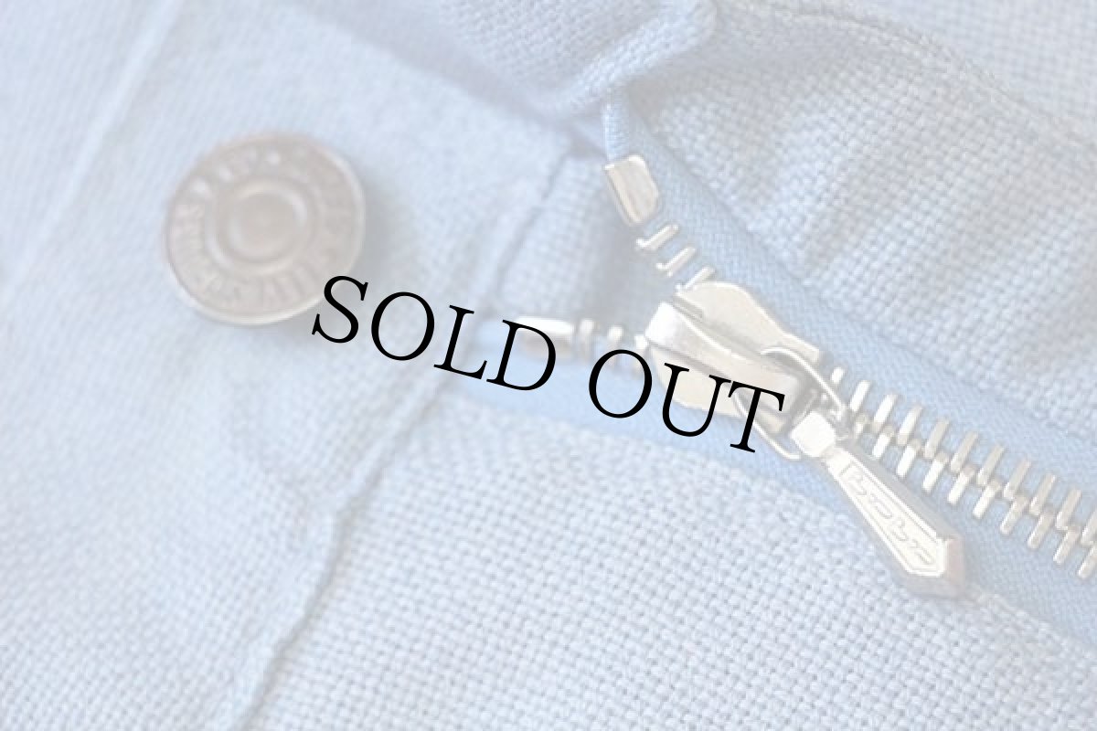 画像7: 70s LEVI'Sリーバイス BIGE STA-PRESTスタプレ パンツ ライトブルー w39 (7)