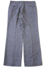 画像3: 80s Levi'sリーバイス ACTION SLACKS グレンチェック スラックス ポリエステルパンツ w37 (3)