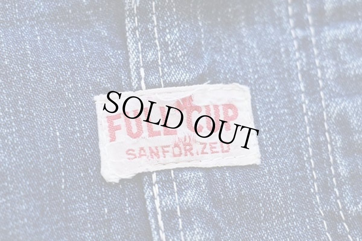 画像4: 50s FULL CUP インディゴ デニム カバーオール (4)