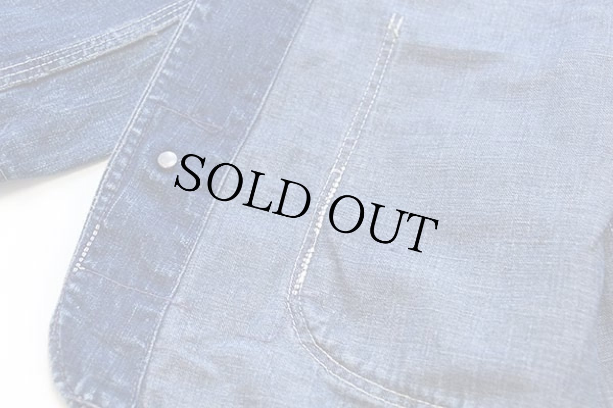 画像6: 50s FULL CUP インディゴ デニム カバーオール (6)