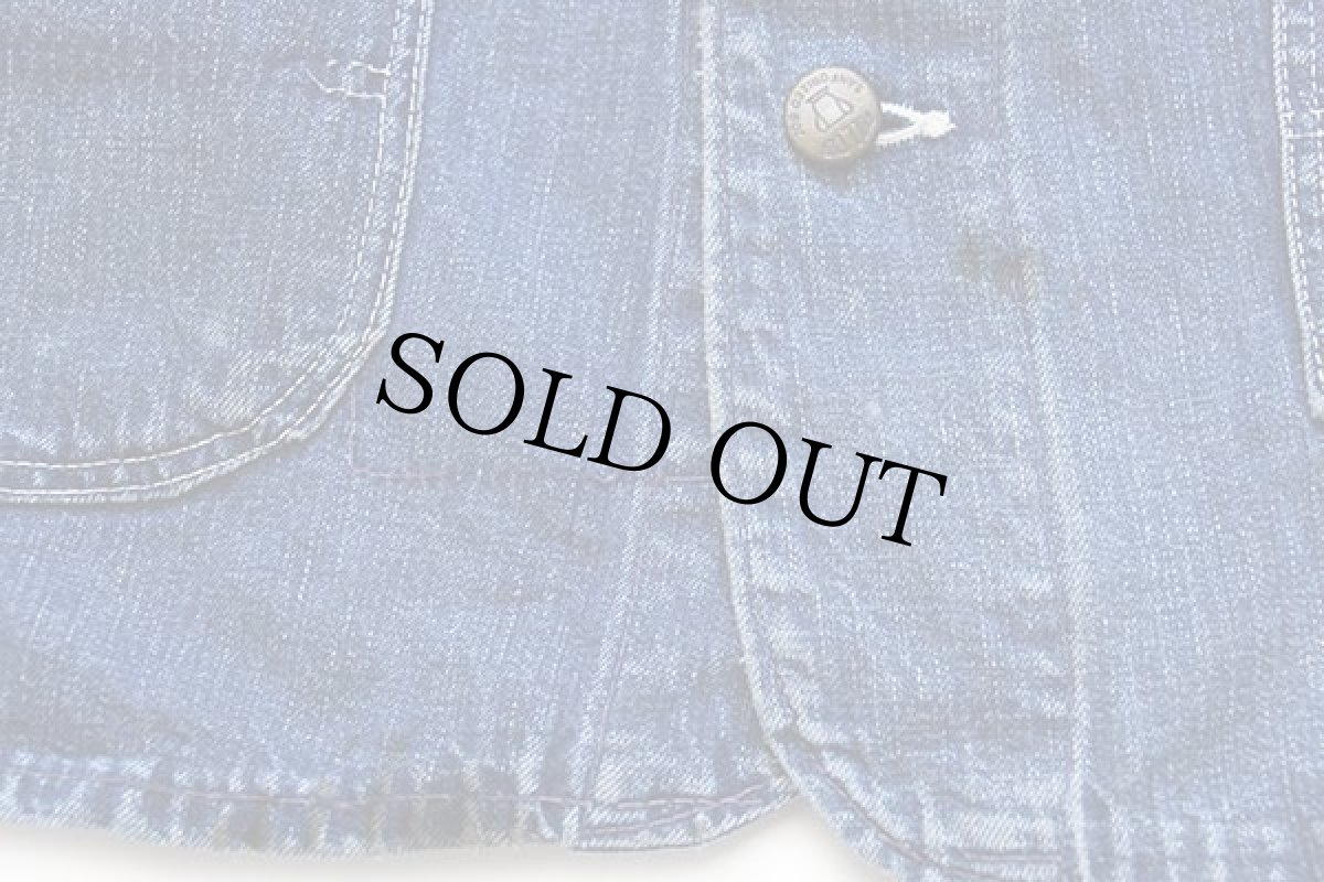 画像7: 50s FULL CUP インディゴ デニム カバーオール (7)