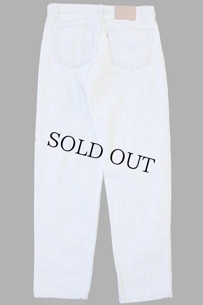 画像3: 90s USA製 Levi'sリーバイス 550 デニムパンツ アイスブルー w33 L30 (3)