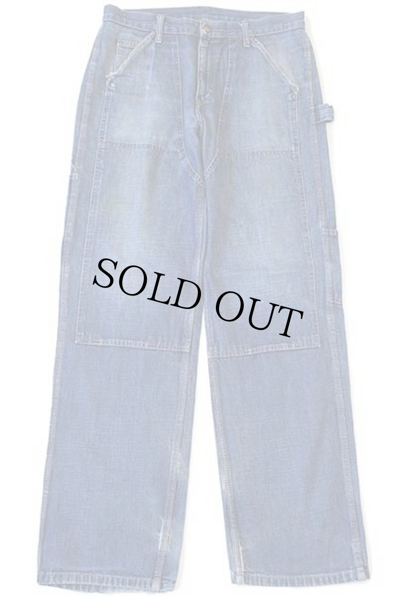 画像2: Leeリー WORKER ダブルニー デニム ペインターパンツ 33-34★ユーロ (2)