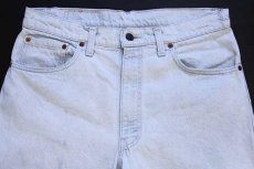 画像4: 90s USA製 Levi'sリーバイス 550 デニムパンツ アイスブルー w33 L30★222 (4)