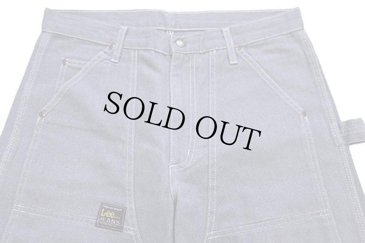 画像4: Leeリー WORKER ダブルニー ダック地 ペインターパンツ グレー 32-34★ユーロ (4)