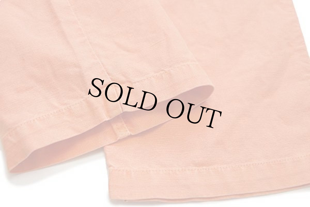 画像8: 00s MURPHY&NYE コットン×リネン キャンバス パンツ オレンジ w34 (8)