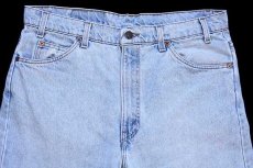 画像4: 90s USA製 Levi'sリーバイス 505 デニムパンツ アイスブルー w36 L30★114 (4)