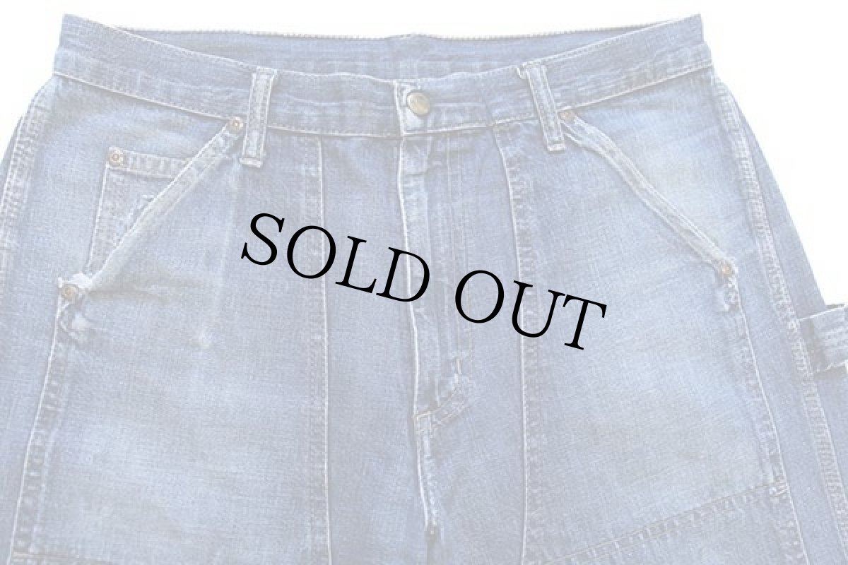 画像4: Leeリー WORKER ダブルニー デニム ペインターパンツ 33-34★ユーロ (4)