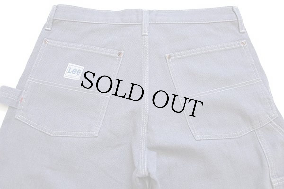 画像5: Leeリー WORKER ダブルニー ダック地 ペインターパンツ グレー 32-34★ユーロ (5)