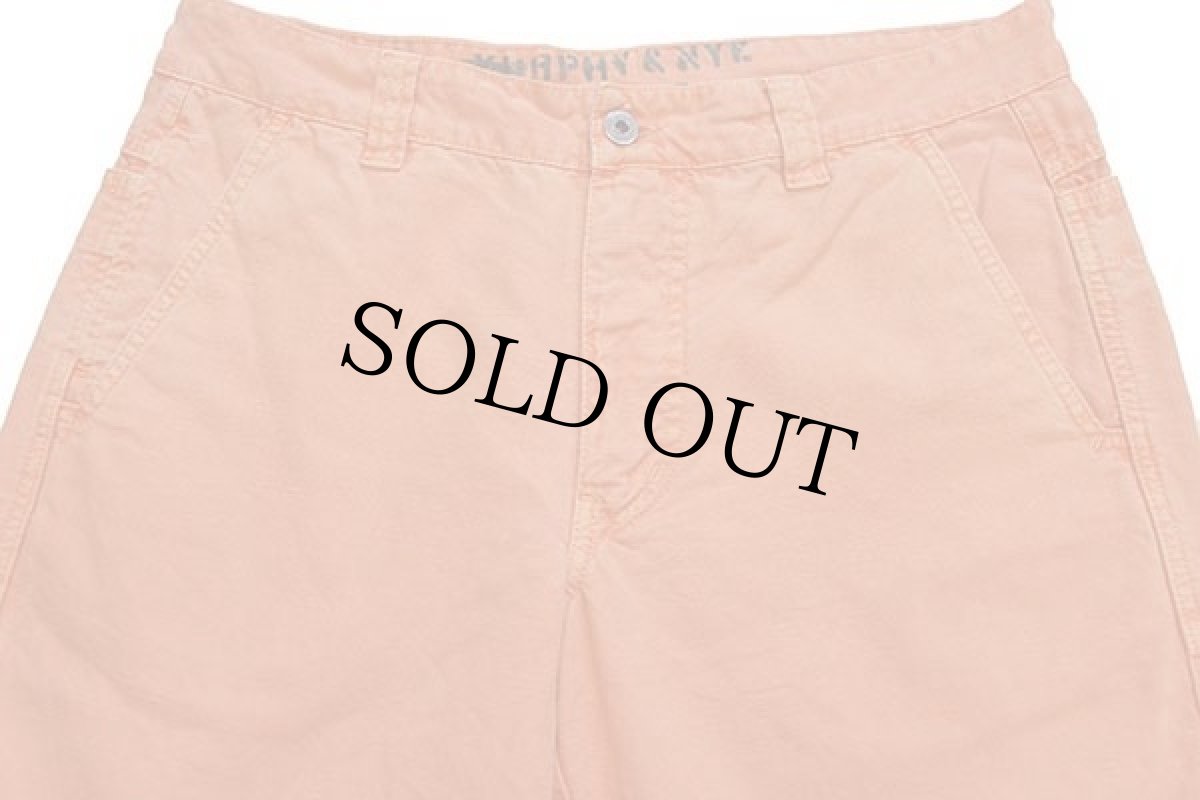 画像4: 00s MURPHY&NYE コットン×リネン キャンバス パンツ オレンジ w34 (4)