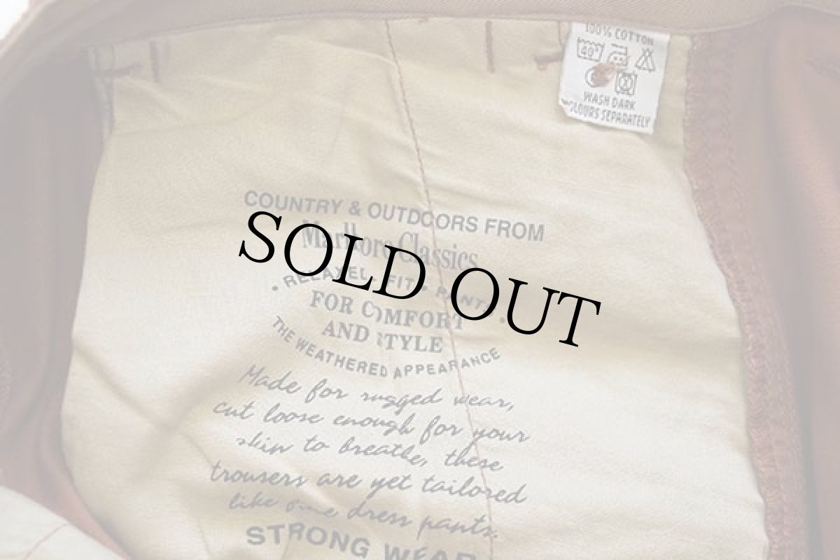 画像7: 90s Marlboro Classics コットン チノパン レンガ w34 (7)