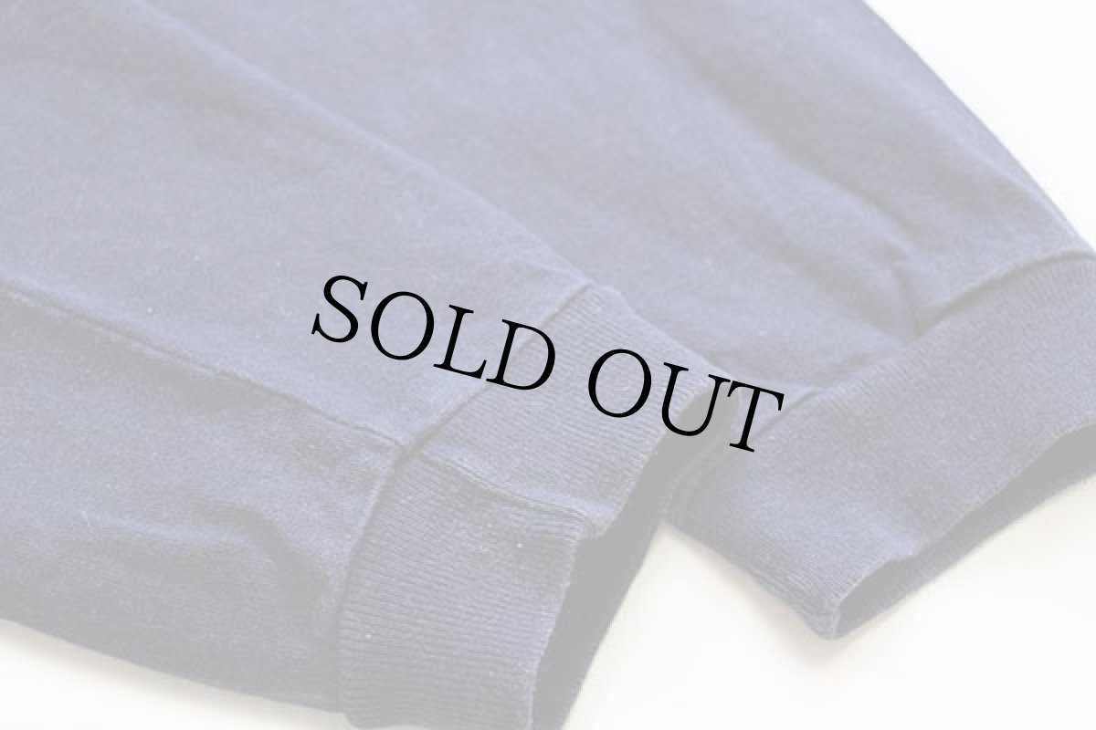 画像6: 90s USA製 JANSPORTジャンスポーツ NOTRE DAME HOCKEY コットン 長袖Tシャツ 紺 S (6)