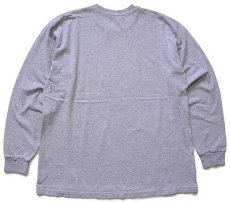 画像2: 90s USA製 The Cotton Exchange HARVARD UNIVERSITY 長袖Tシャツ 杢グレー XL (2)