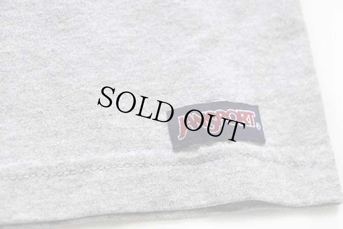 画像5: 90s USA製 JANSPORTジャンスポーツ DRUMMOND ISLAND コットン 長袖Tシャツ 杢グレー XL (5)