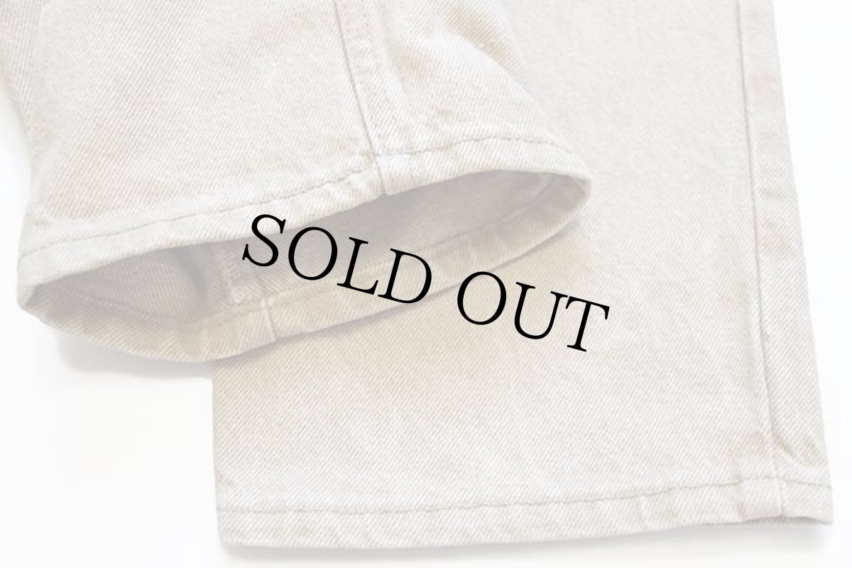 画像8: 90s USA製 Levi'sリーバイス 550 先染め カラーデニムパンツ カーキ w36 L32 (8)