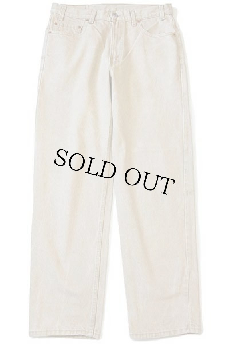 画像2: 90s USA製 Levi'sリーバイス 550 先染め カラーデニムパンツ カーキ w36 L32 (2)