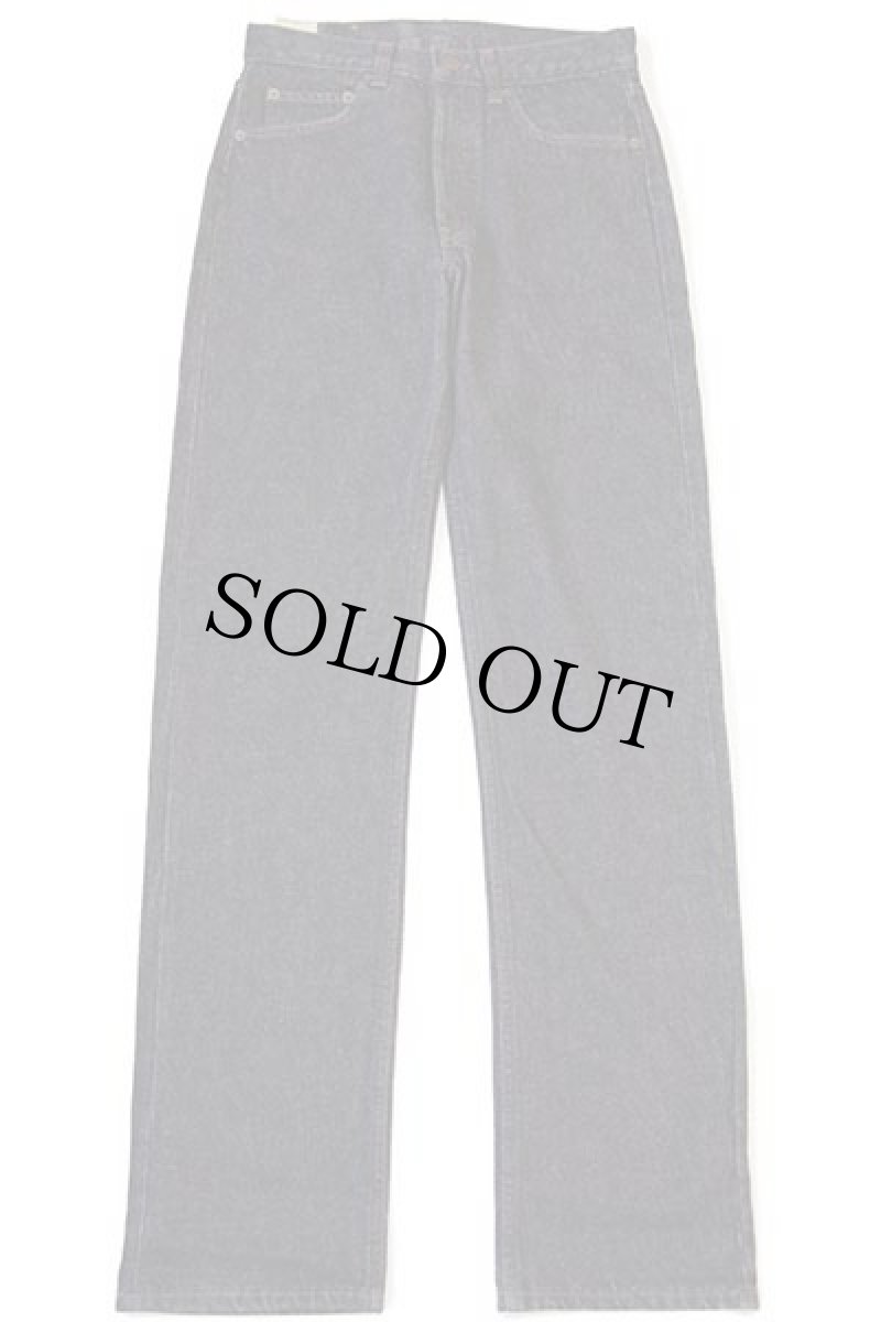 画像2: デッドストック★80s USA製 Levi'sリーバイス 501 先染め ブラック デニムパンツ w29 L34 (2)