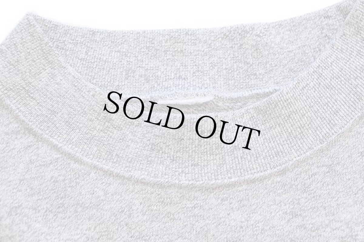 画像4: 80s Championチャンピオン スクリプト ビッグロゴ カットソー 杢グレー (4)