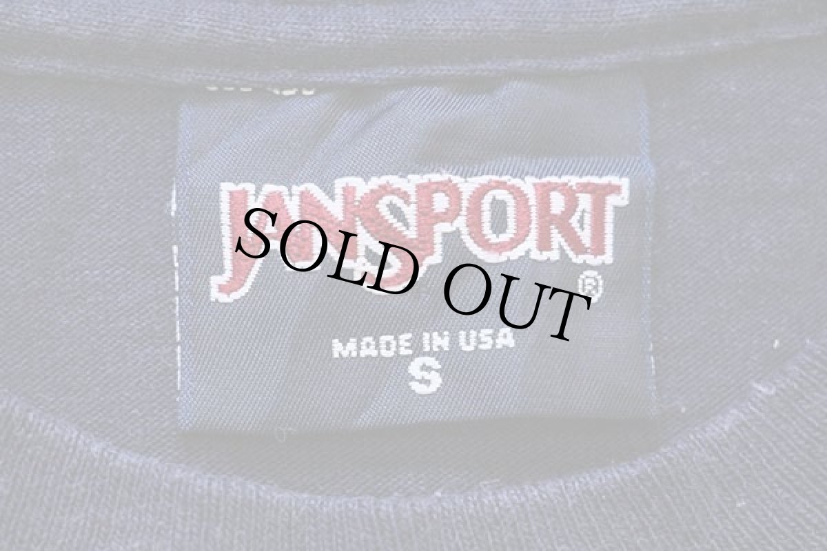 画像4: 90s USA製 JANSPORTジャンスポーツ NOTRE DAME HOCKEY コットン 長袖Tシャツ 紺 S (4)