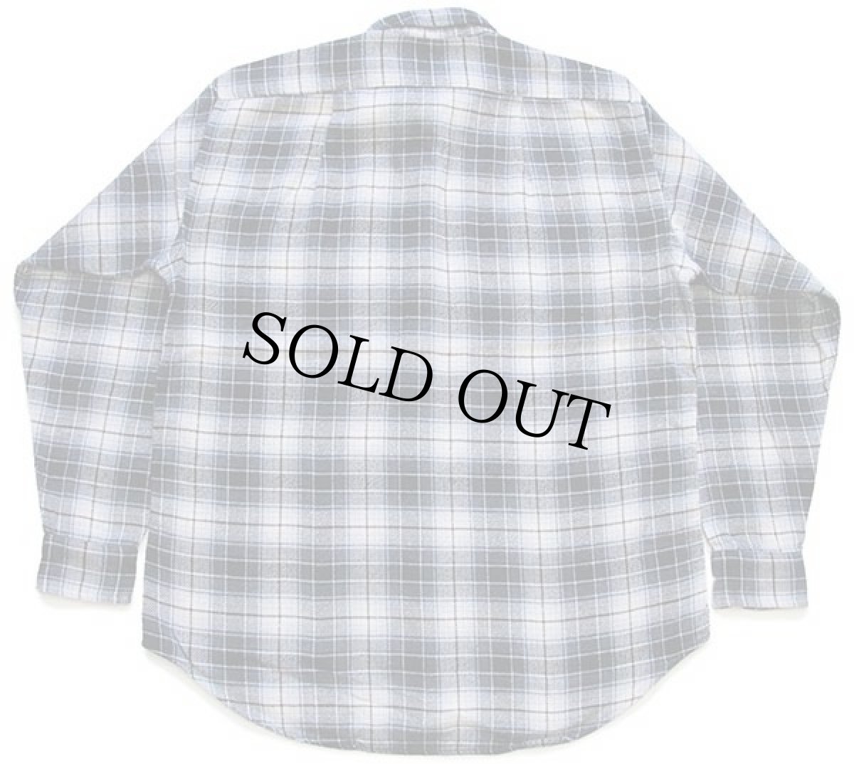 画像2: ポロ ラルフローレン ロゴ刺繍 オンブレチェック コットン フランネルシャツ ボーイズXL (2)